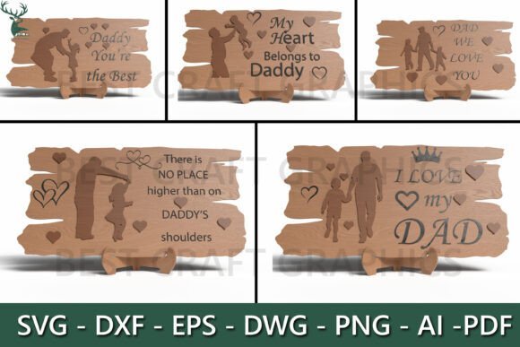 Letreros Con Frase Del Dia Del Padre Creativo Digital